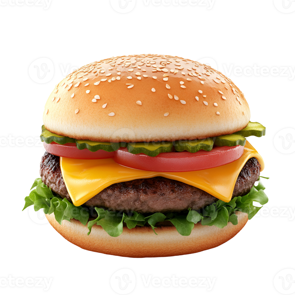 Cheeseburger Clear Background png