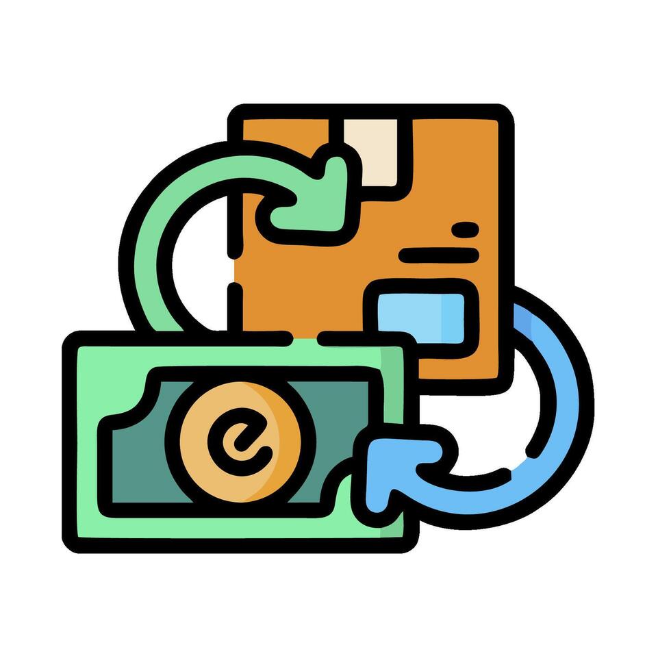money transfer icon illustration vector