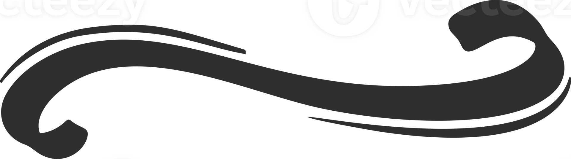 Swoosh lines. Swish and swash underline. Swirl stroke and squiggle curly calligraphy tail. Decorative flourish and divider. Doodle sketch element. png