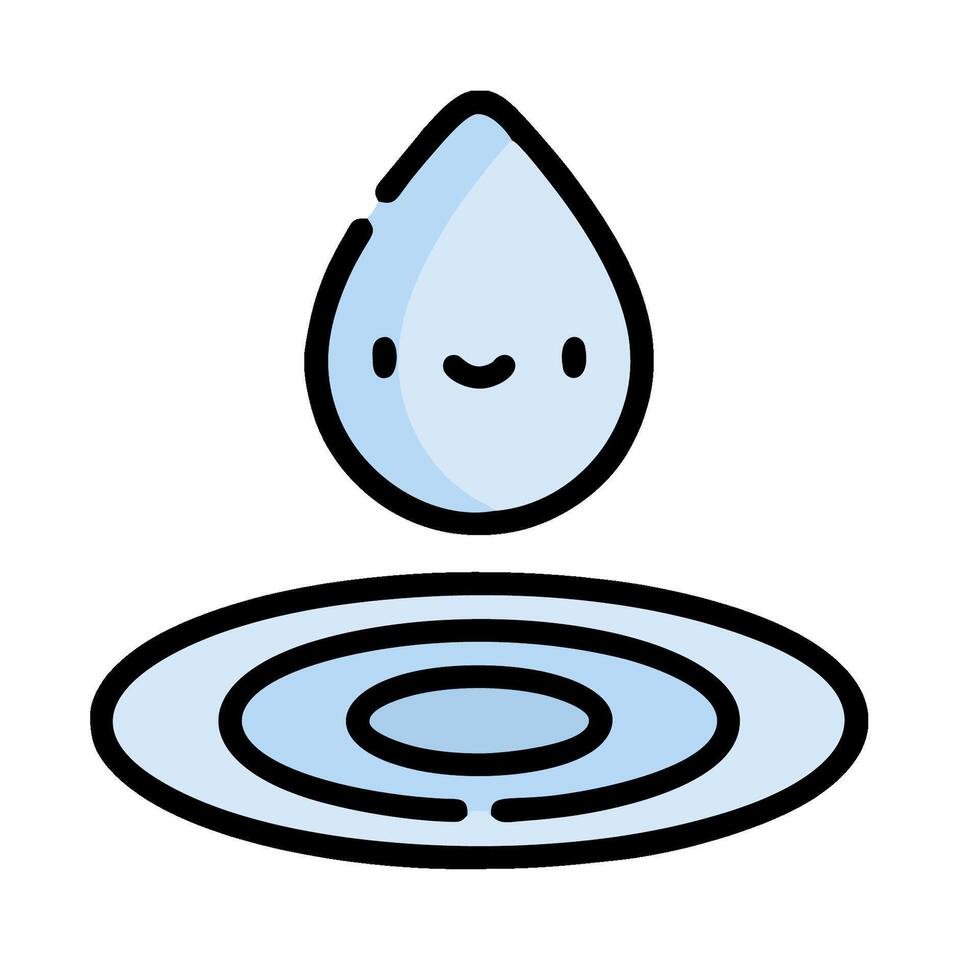 water drop icon illustration design vector