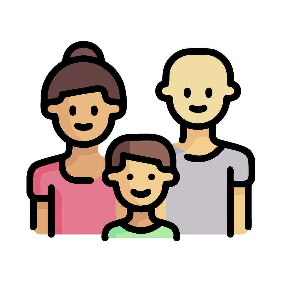illustration graphic icon family icon vector