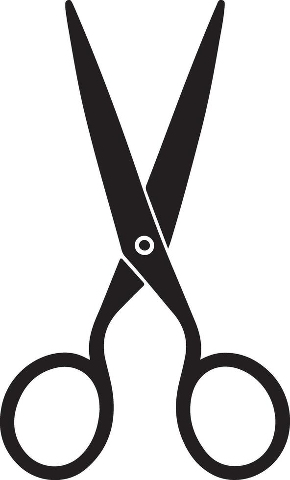 Perfect Scissors Silhouette for Graphic Designers vector