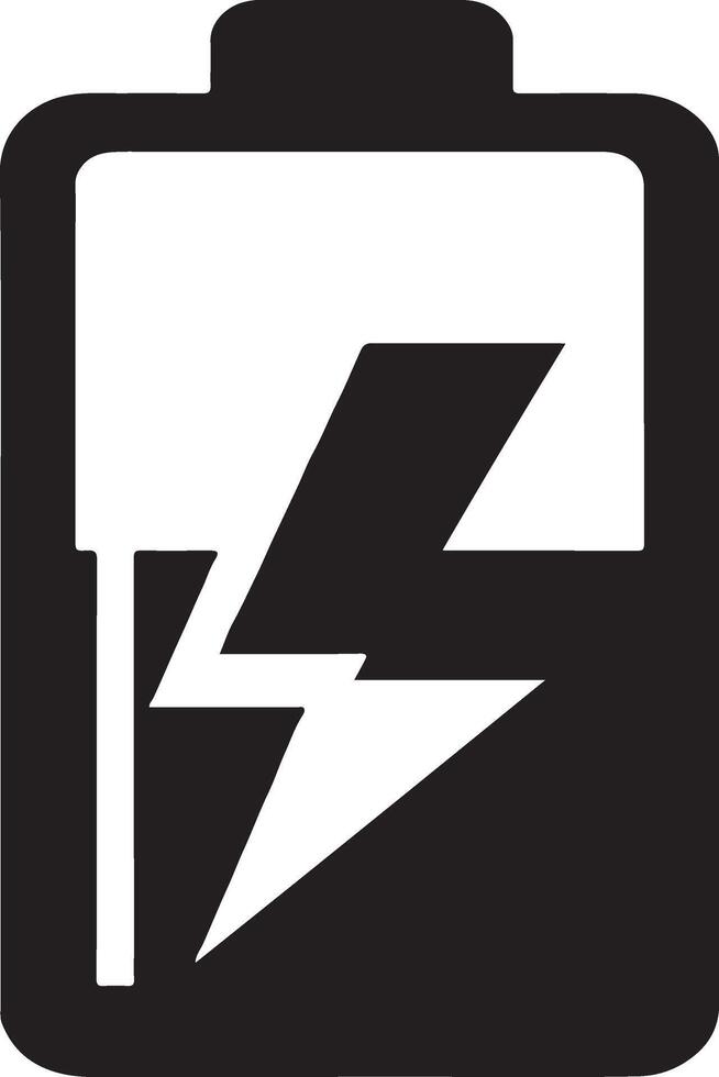 Battery Charging Icon Flat Design For Web vector