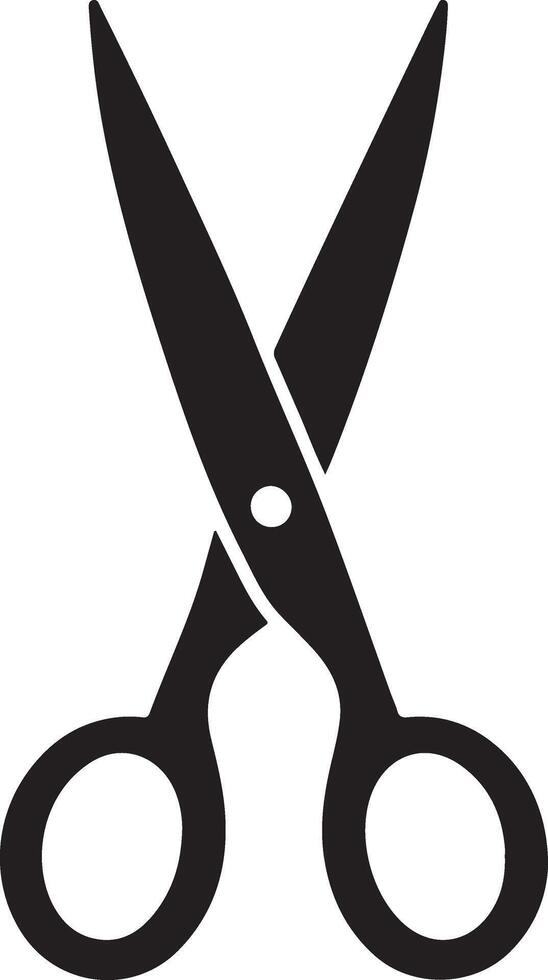 Scissors Silhouette for Logos and Emblems vector