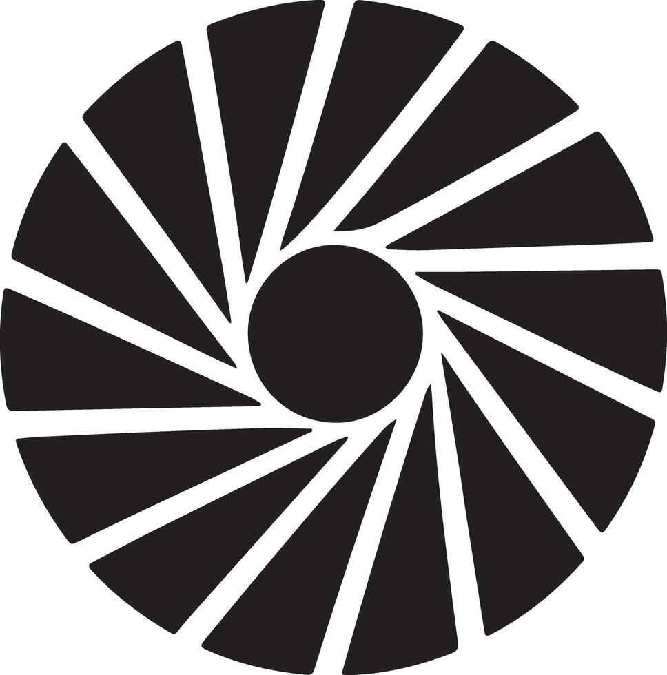 Shutter silhouette icon camera design vector