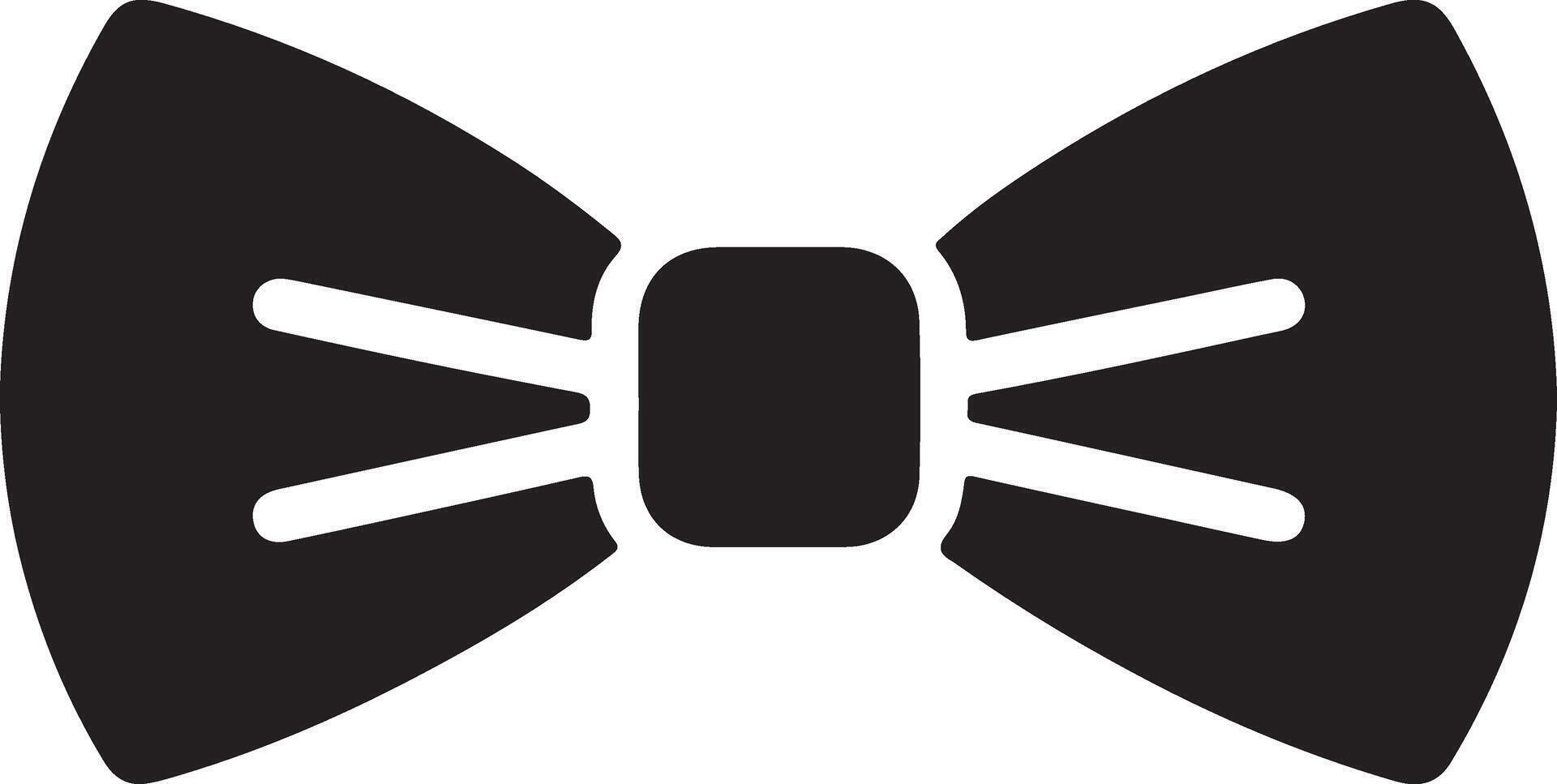 Silhouette Of The Bow Ties Stock Photo vector