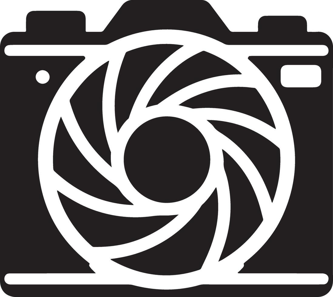 Camera Shutter Silhouette And Images vector