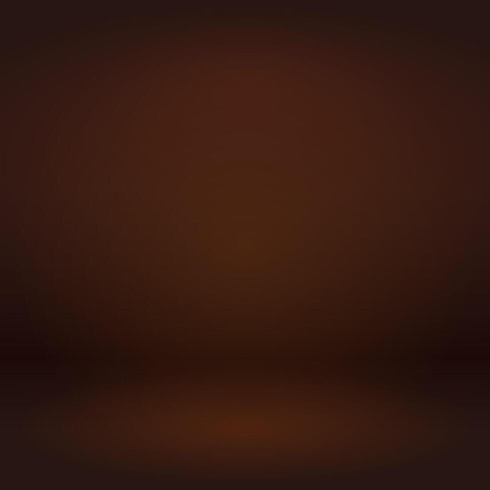 Brown gradient empty studio room background, template mock up for display of content or product vector