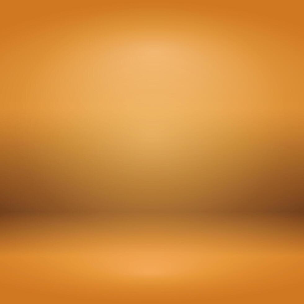 Yellow empty studio room background, template mock up for display of content or product. vector