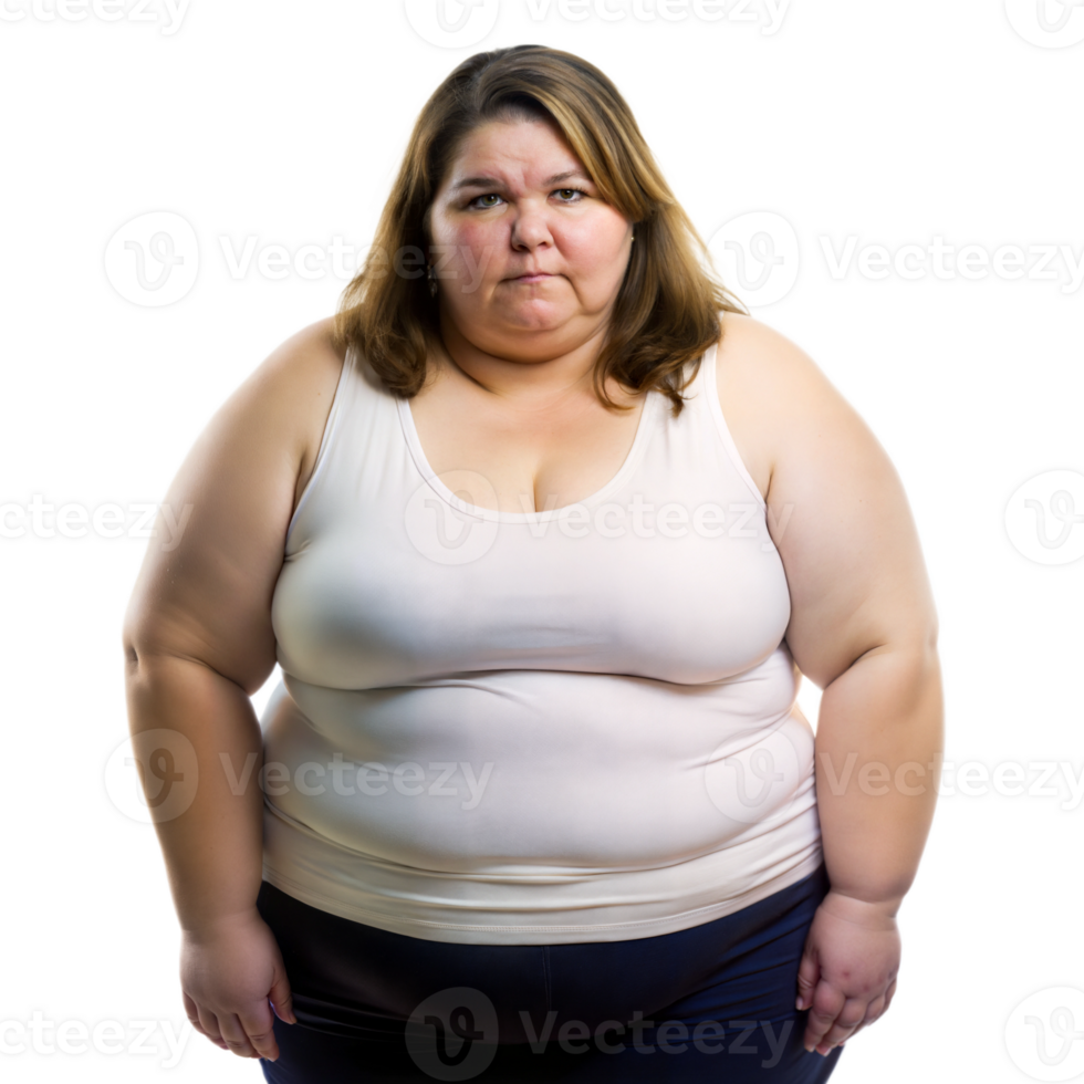 Woman standing and facing camera in casual wear png