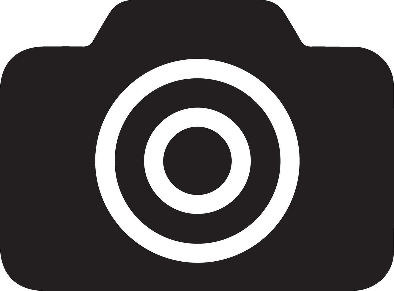 Camera Icon Illustration Silhouette for Digital Media vector