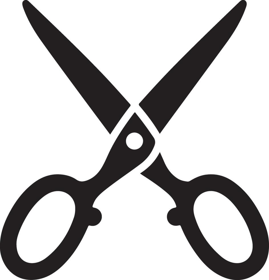 Scissors Silhouette for Branding and Marketing vector