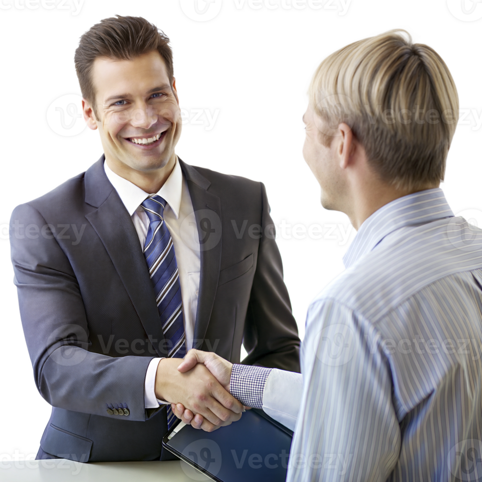 Business handshake between two professionals png