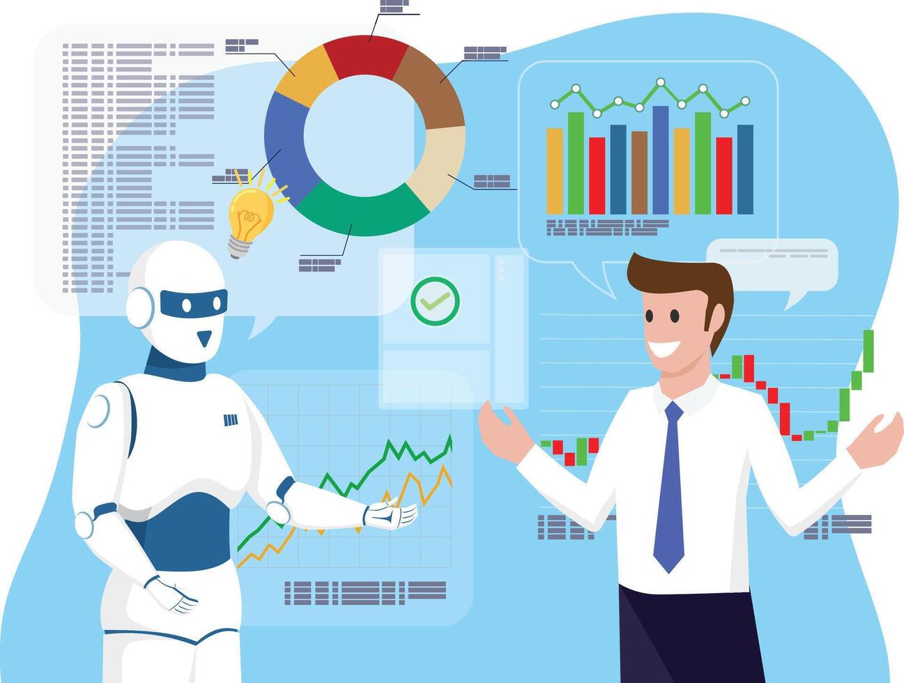 Artificial Intelligence Learning and training from Human vector