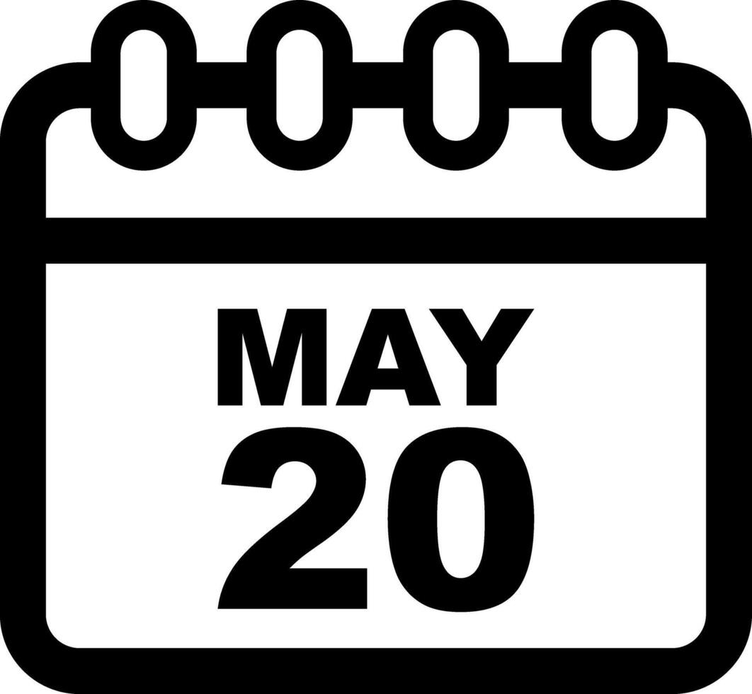 Modern date calendar icon illustration design vector