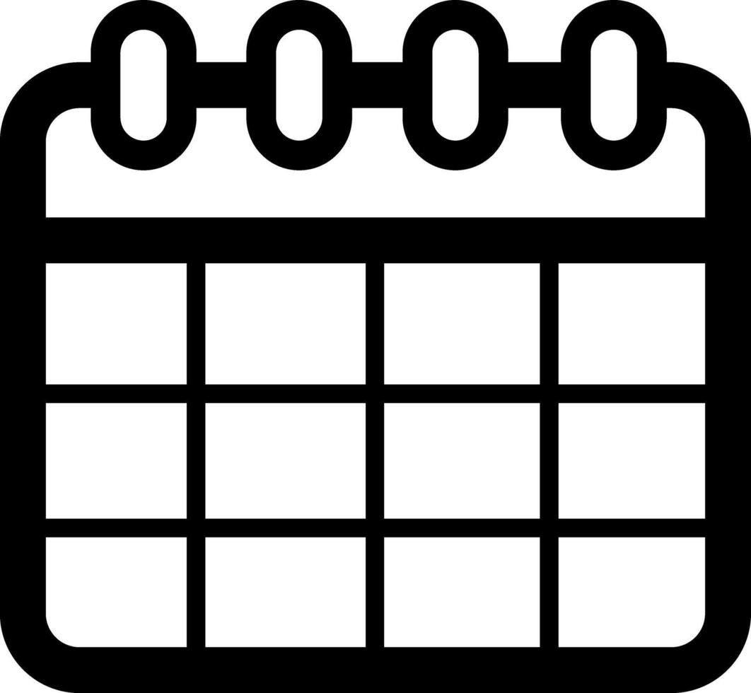 Modern calendar schedule icon design vector