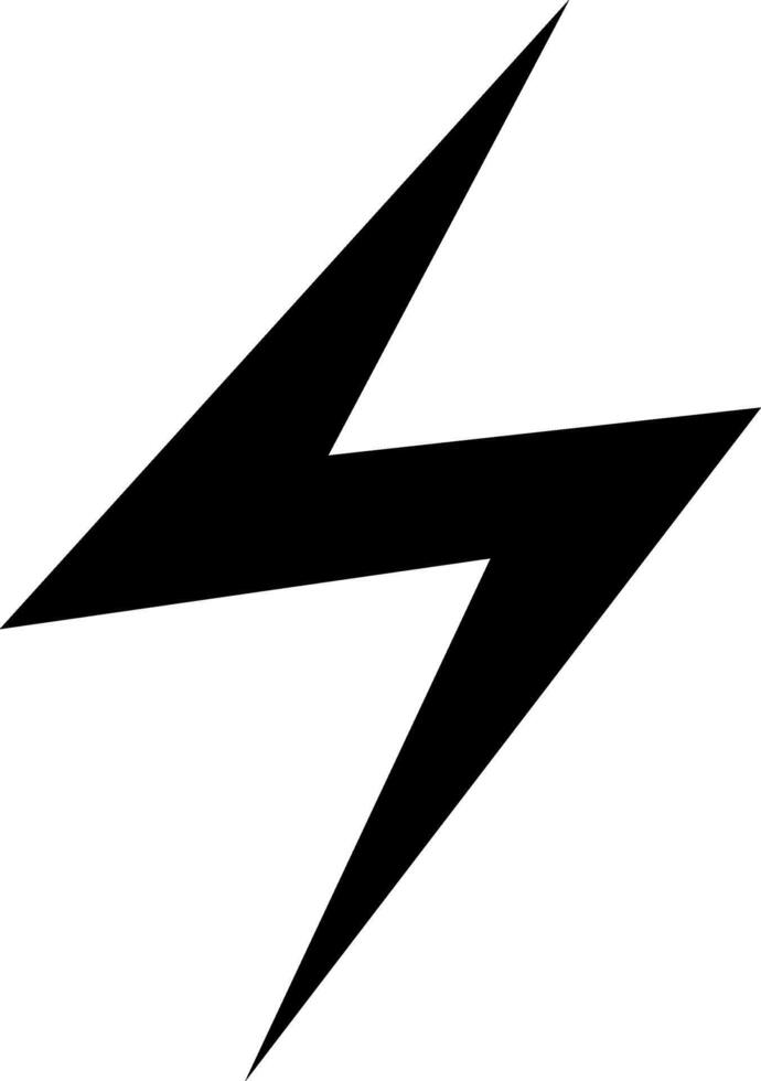 Flash lightning bolt icon symbol sign design vector