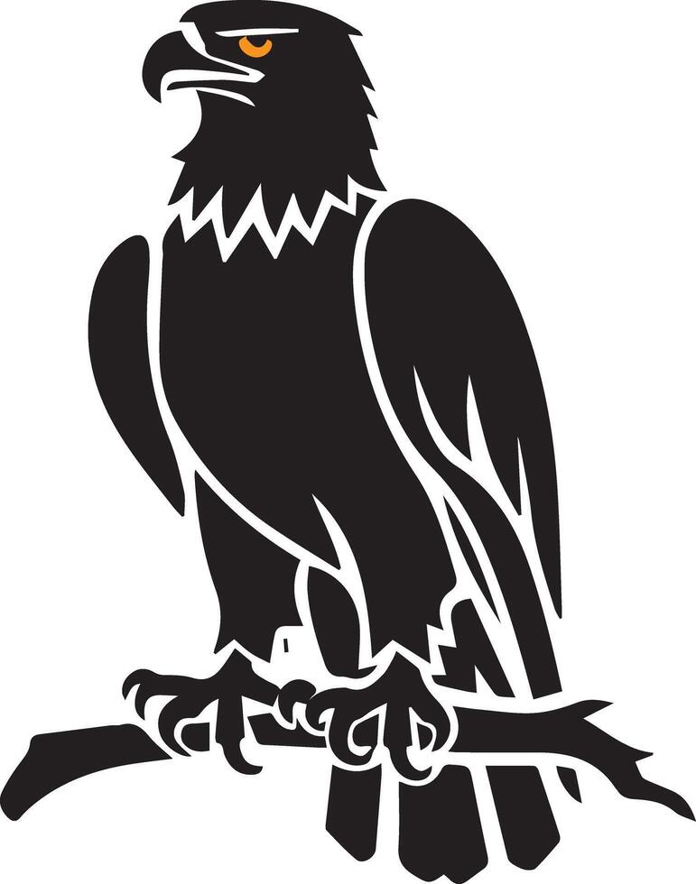 An eagle icon crafted for various companies vector