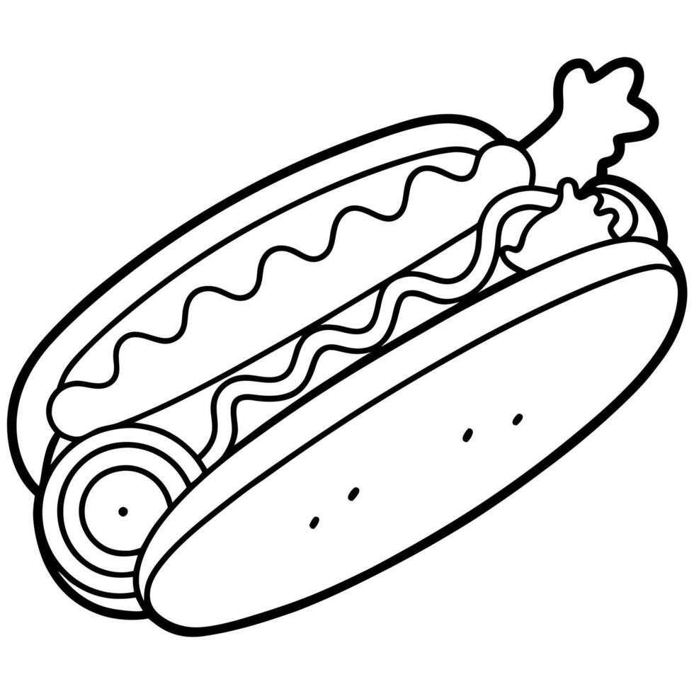 Homemade Hot Chili Dog with Cheddar Cheese and Onions. Creative Banner. Copyspace image vector