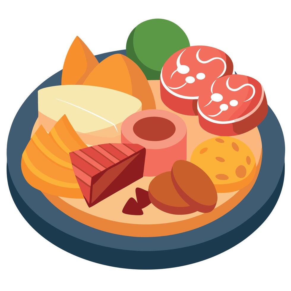 Bacon ranch wrap blank templated vector