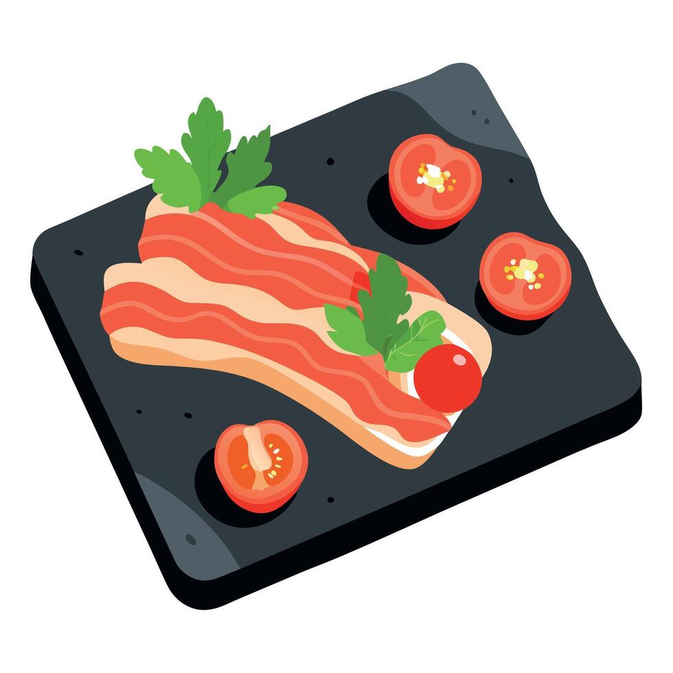 A pig with pink snout looking into the camera vector