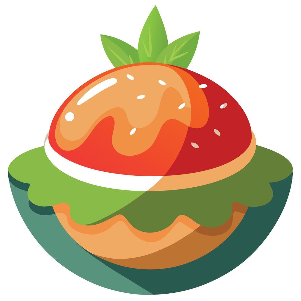 Close-up Shot GENRE Gourmet EM. vector