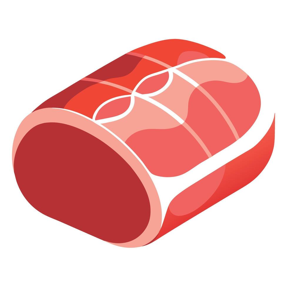 Fresh Meat Isolated on Transparent Background vector