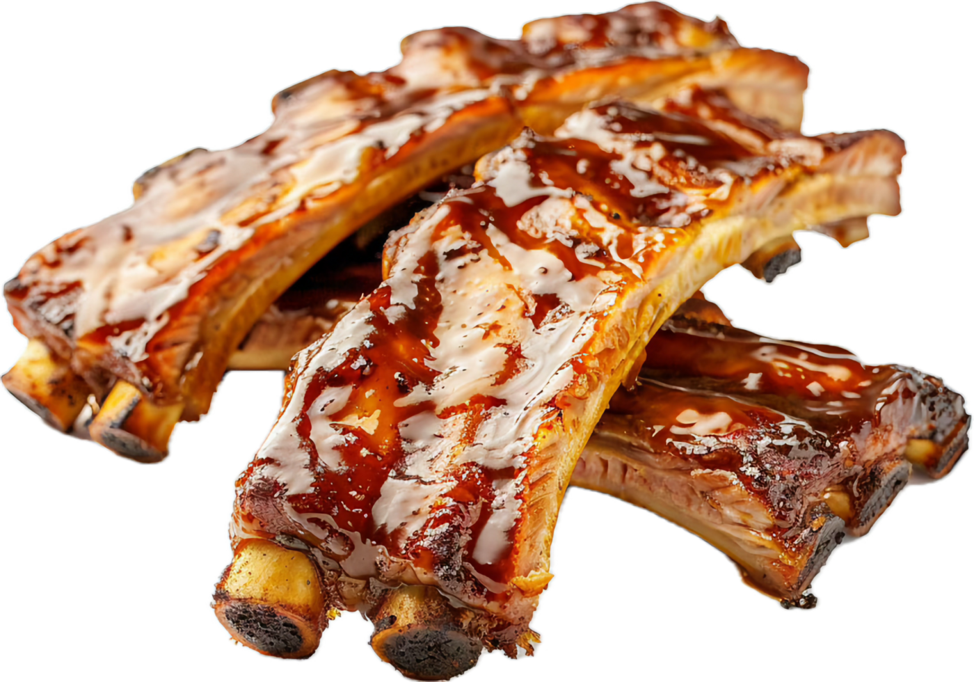 Glazed BBQ ribs with rich barbecue sauce. 50277440 PNG Glazed BBQ ribs with rich barbecue sauce. 50277440 PNG