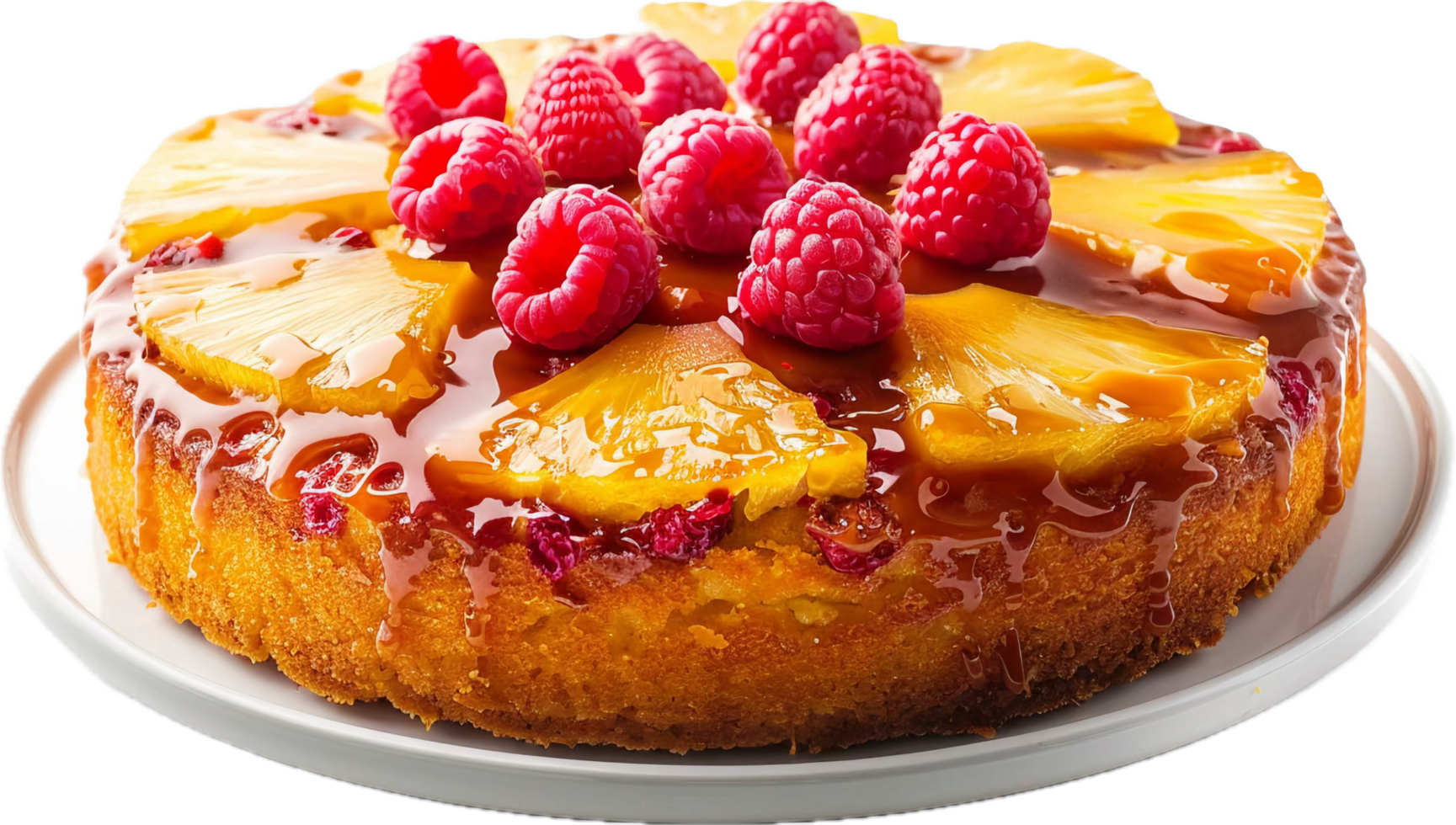 Delicious Pineapple Upside-Down Cake Dessert. png