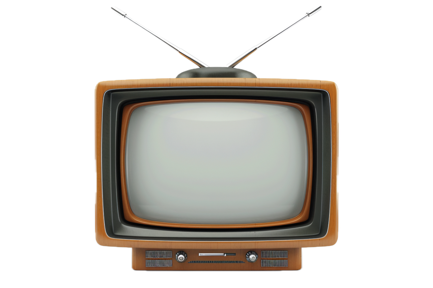 Old-School Analog Television from the 1960s. png