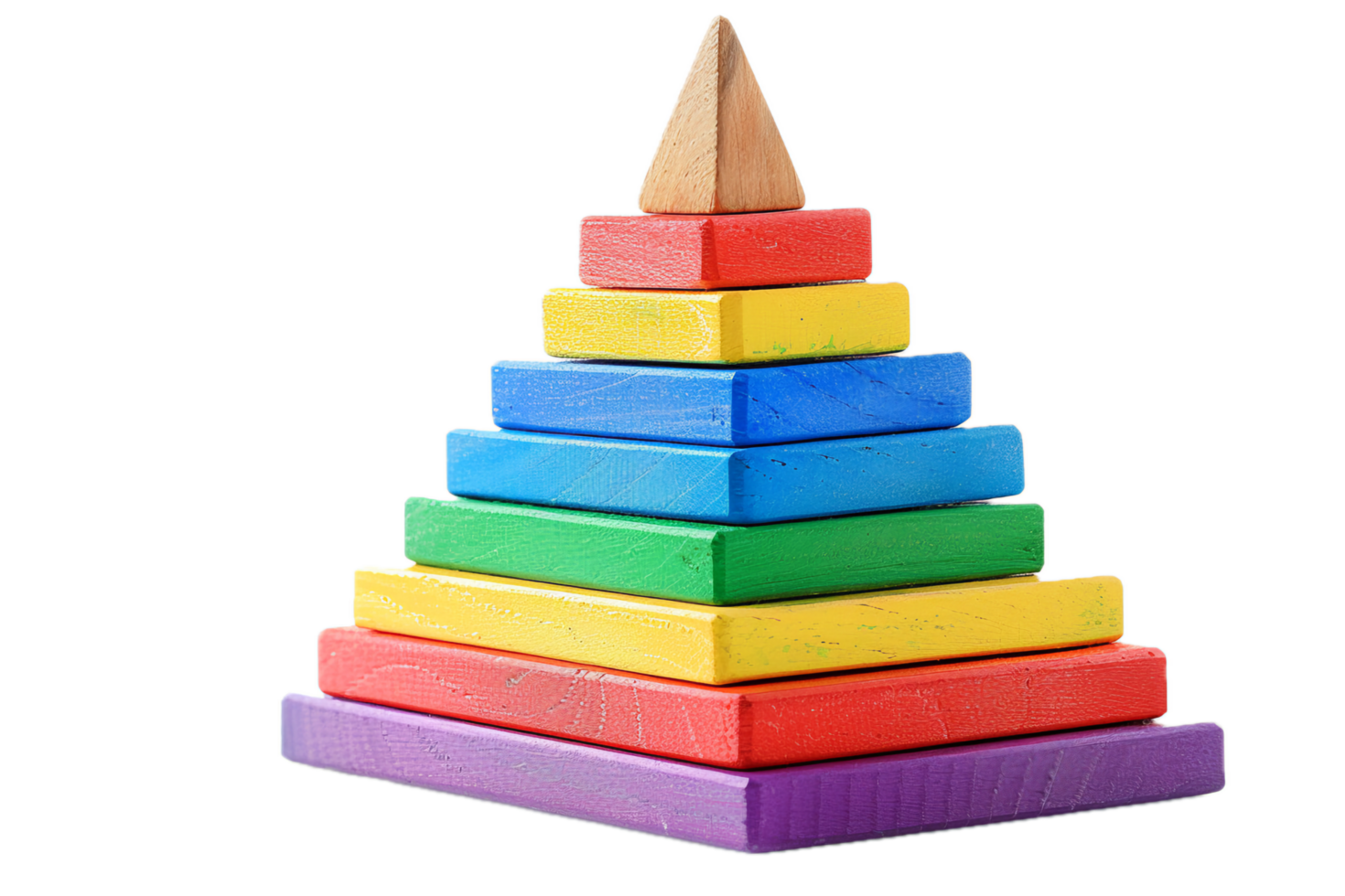Stack of educational building blocks for kids. png