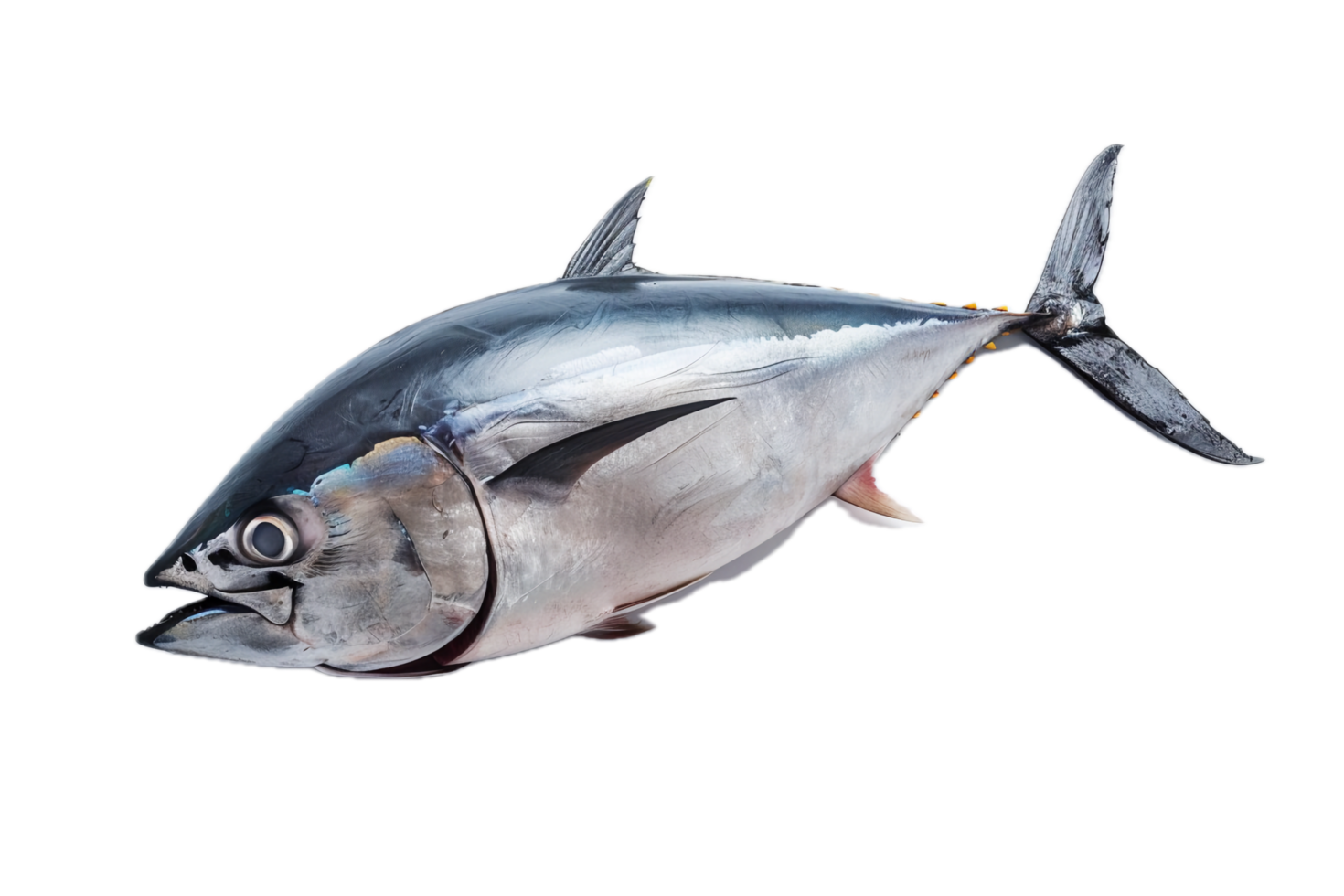Large Tuna Fish with Open Mouth. png