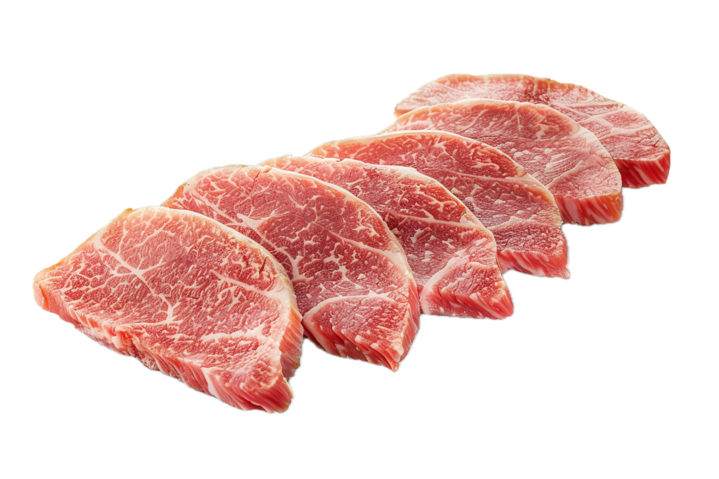 Japanese Style Raw Beef Slices with Herbs. png