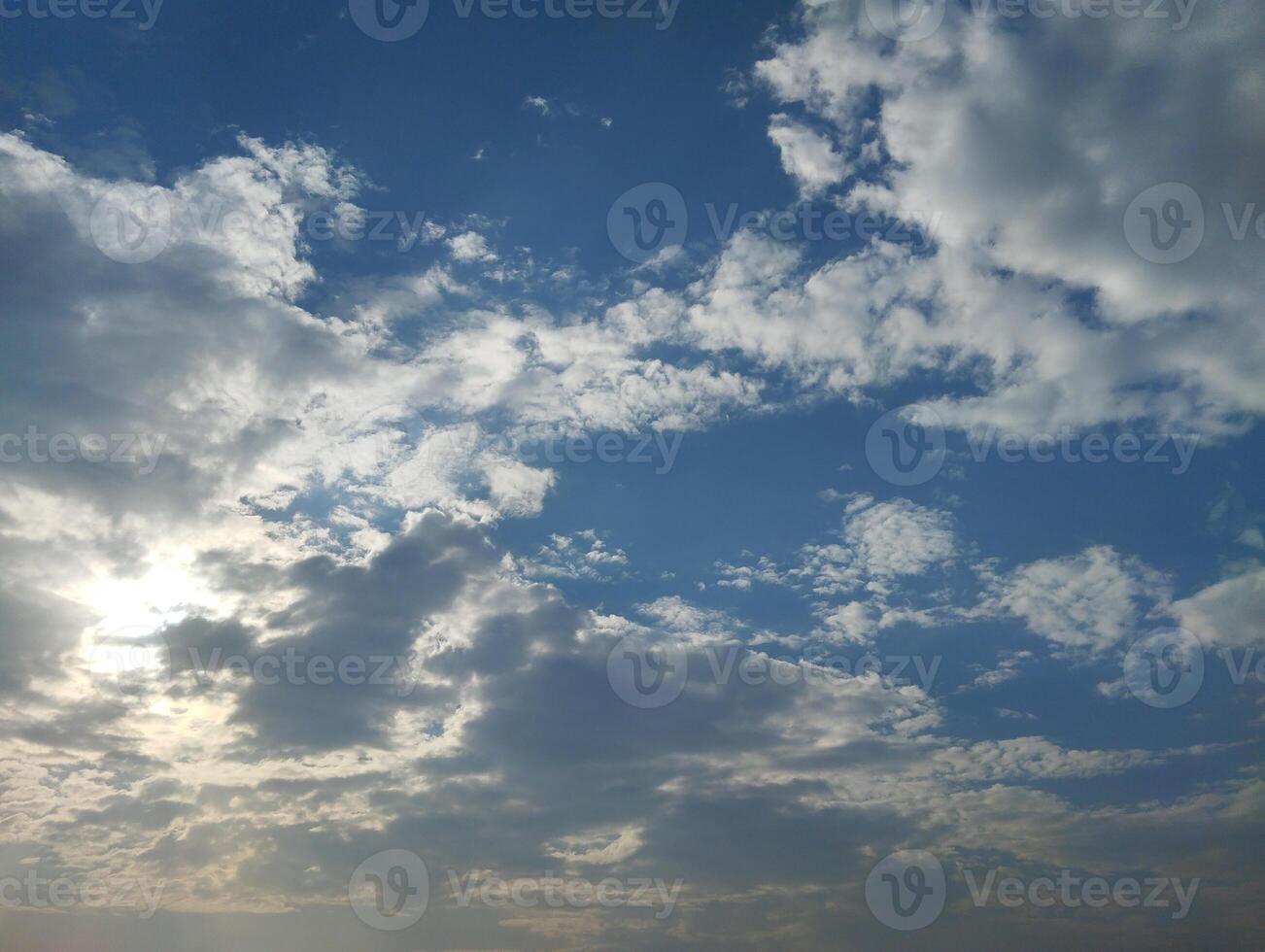 a view of the sky with clouds photo