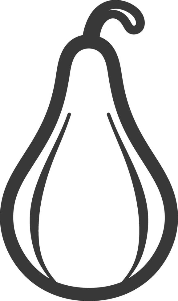 A pear icon on a white background vector