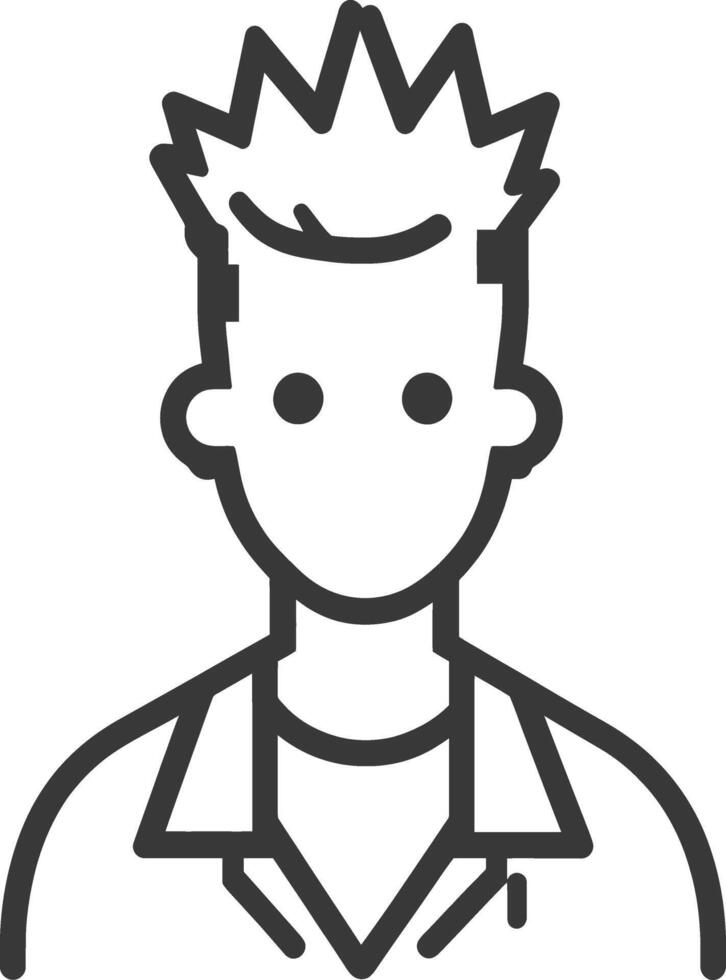 A man with a crown on his head vector