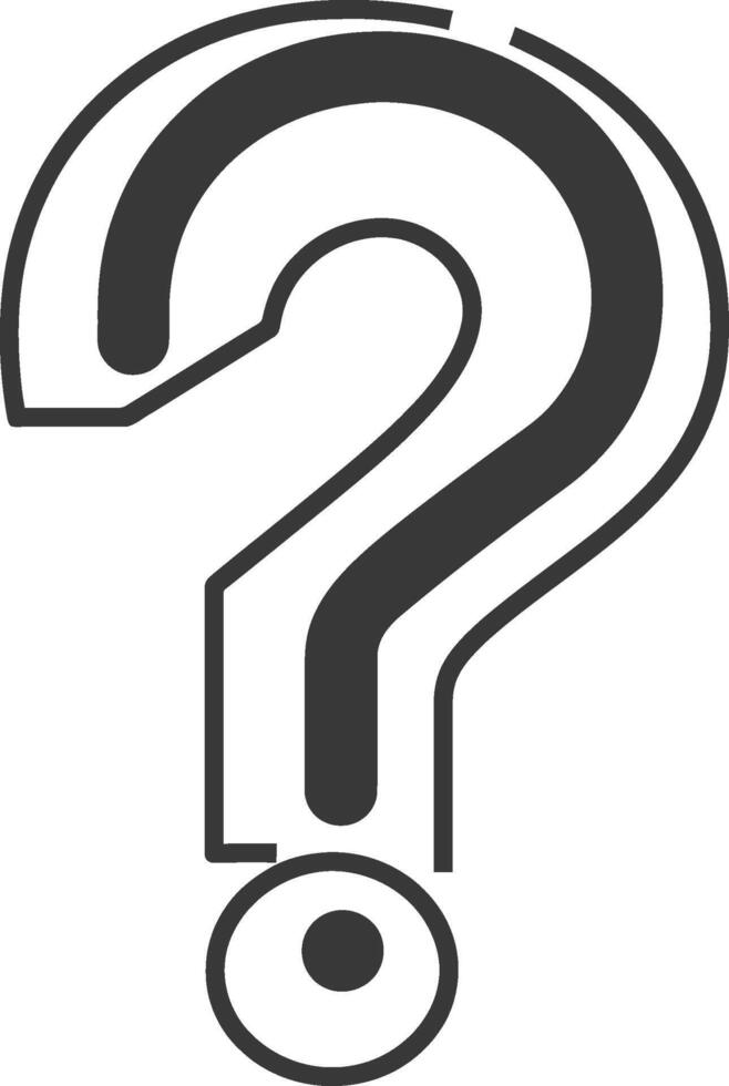 Question mark icon illustration vector