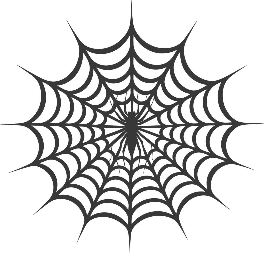 Spider web clipart vector