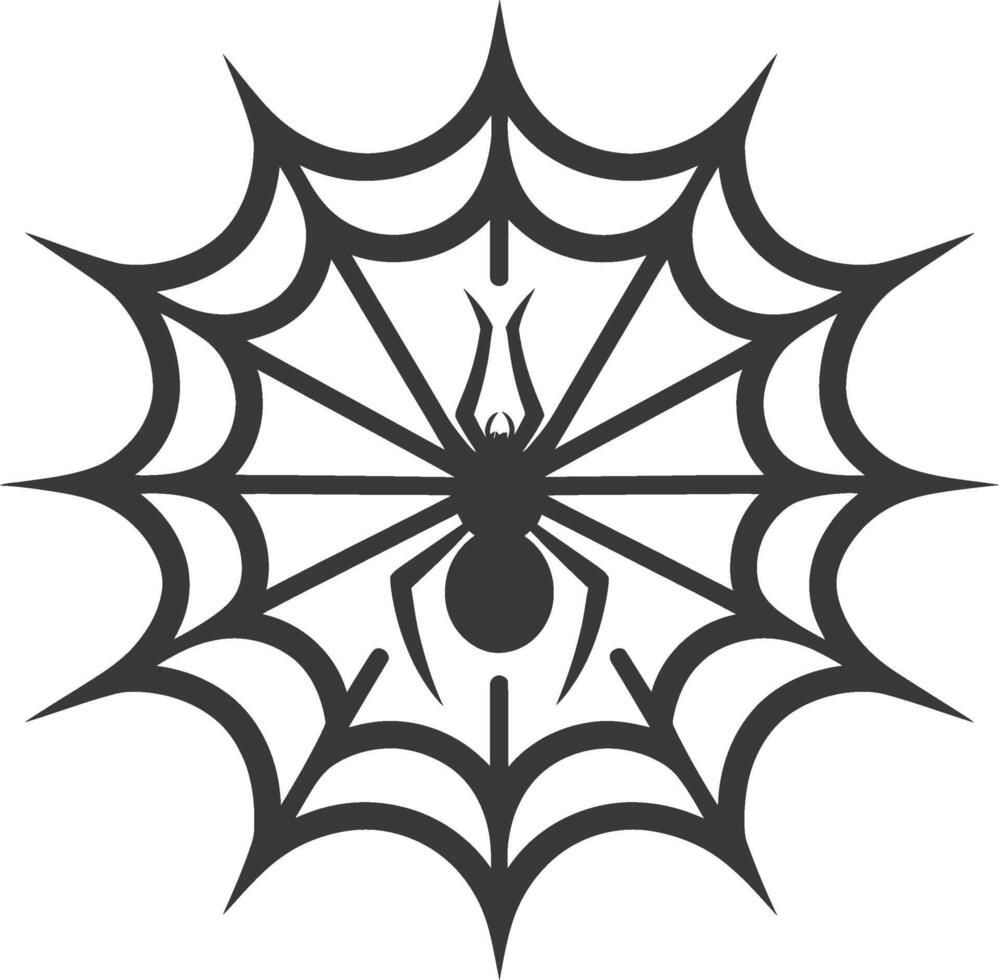 Spider web clipart vector
