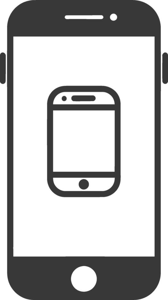 Mobile phone icon illustration vector