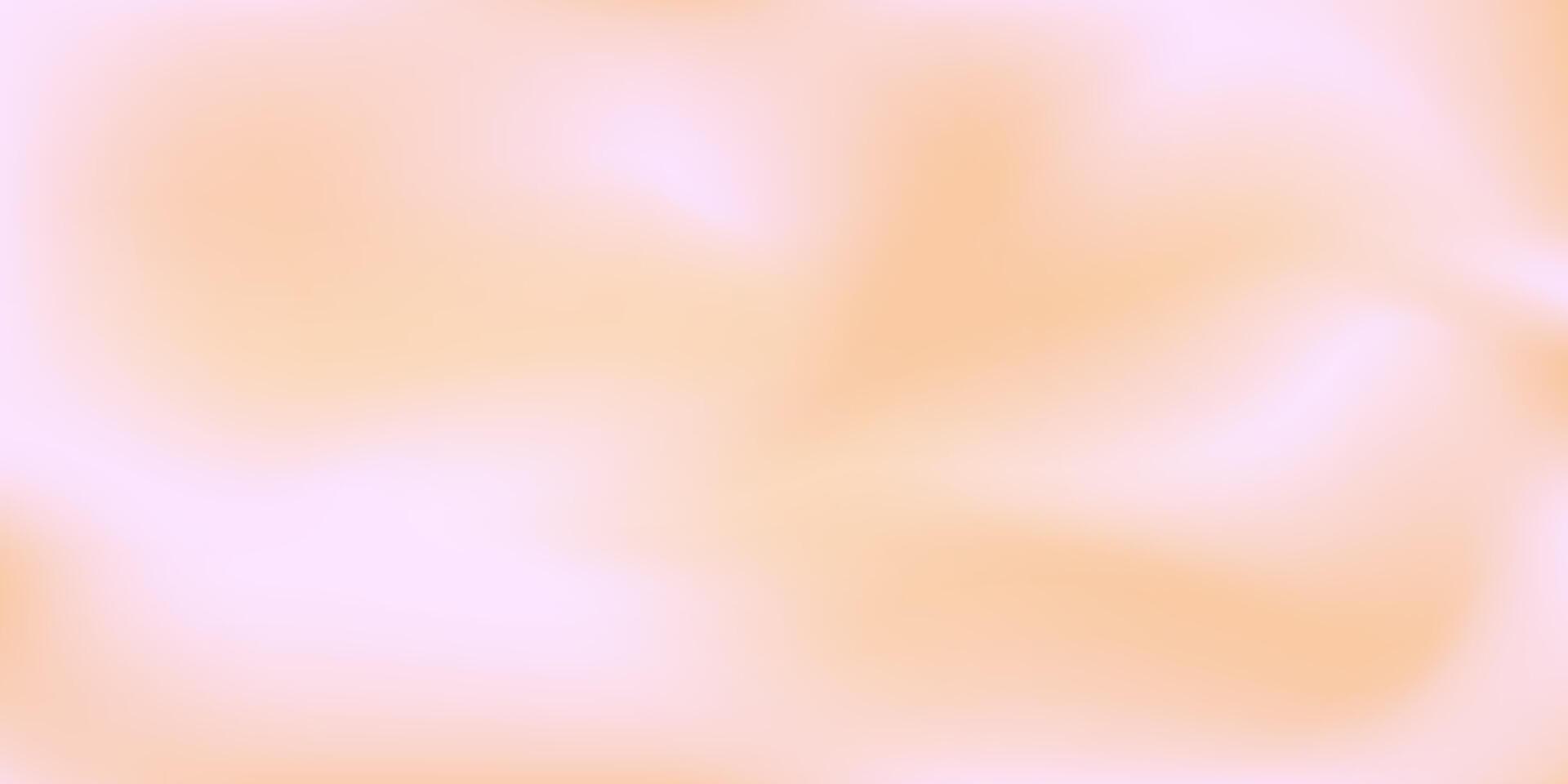 Soft pastel peach and pink gradient abstract blurred background texture in warm tones for minimalist design, web banners, web header vector