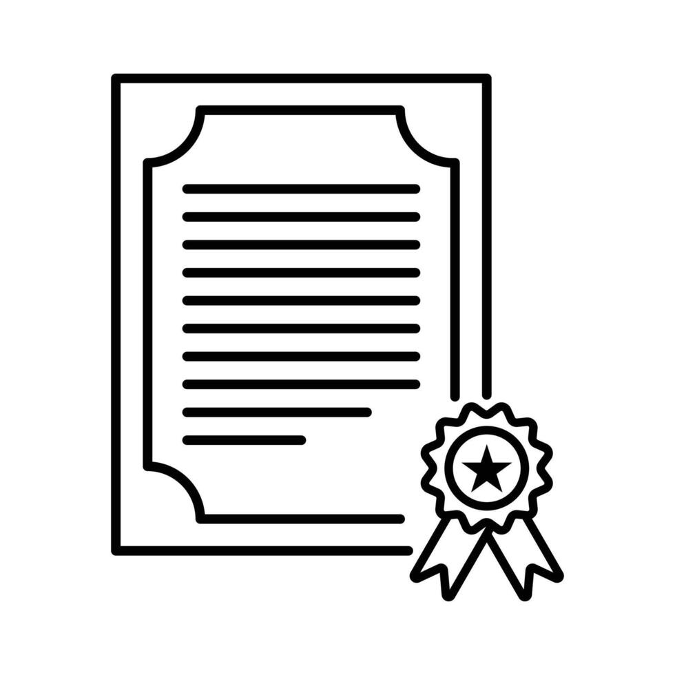 license icon design concept line style vector