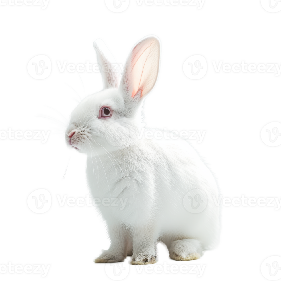 White rabbit transparent png