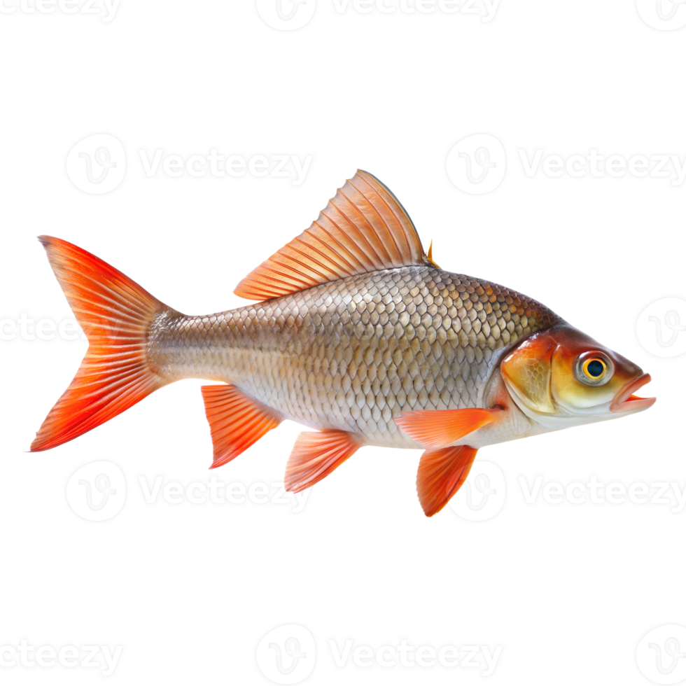 Red Fish isolated on a transparent background png