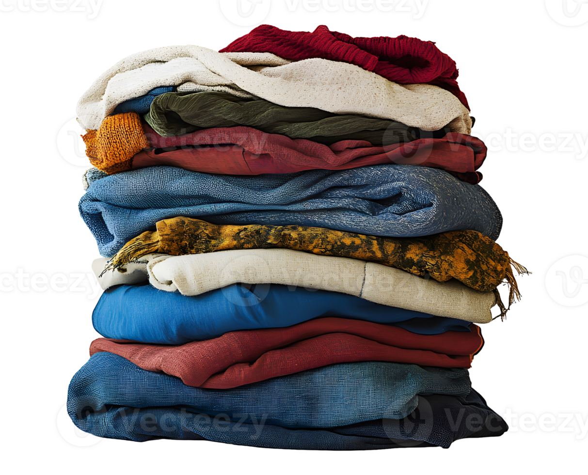 Clothes stack pile of clothes pile stack of clothes stack transparent background png