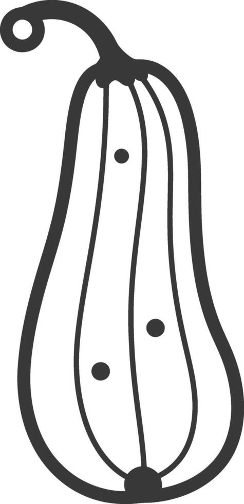 A black and white drawing of a pear vector