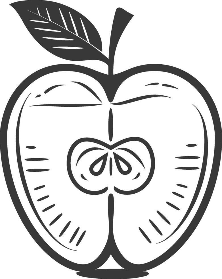 Apple icon illustration vector
