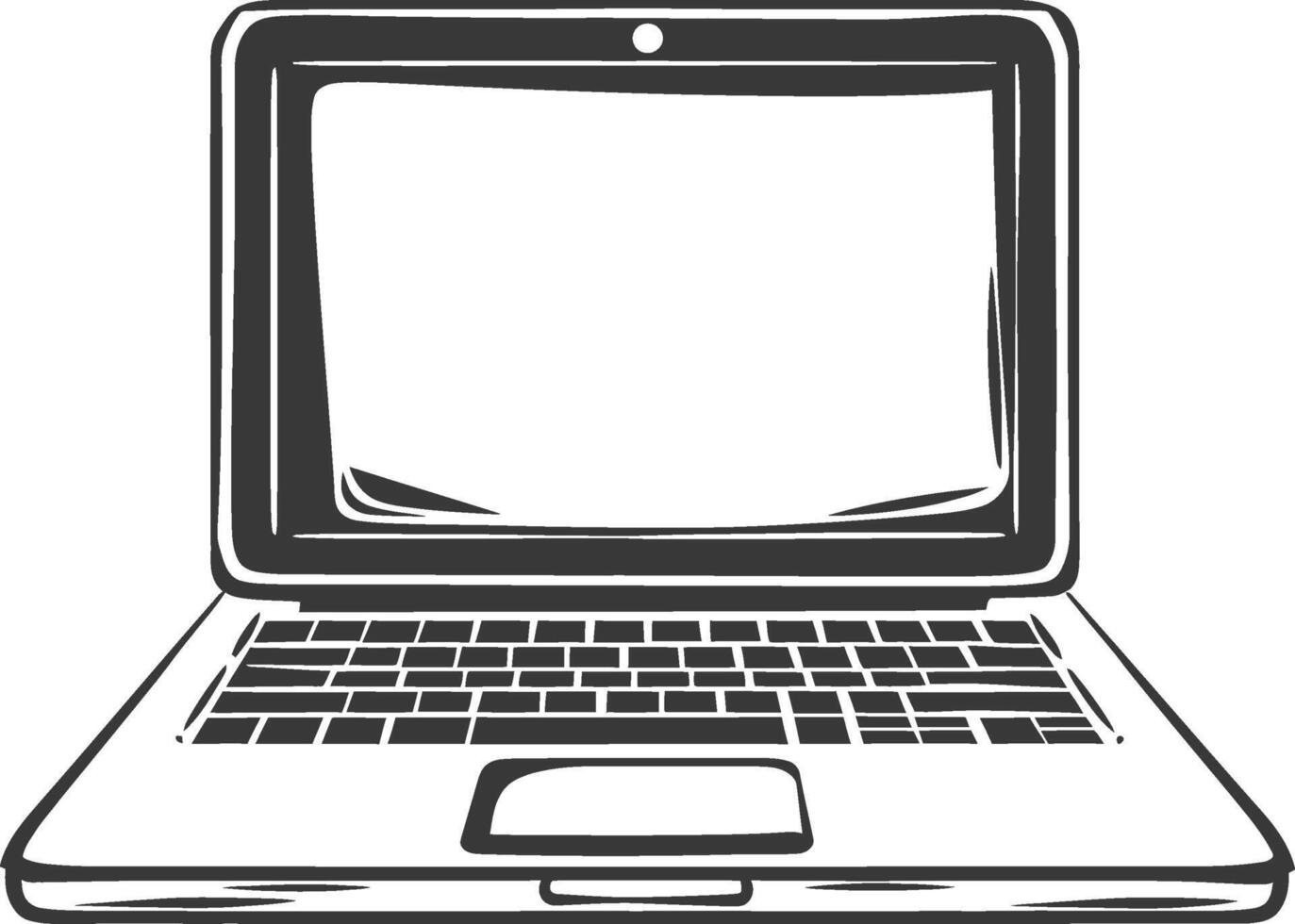 Laptop computer illustration vector