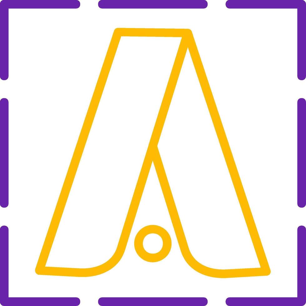 Google Adwords Line Two Color vector