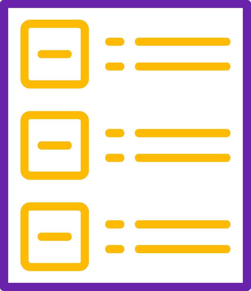 Index Line Two Color vector
